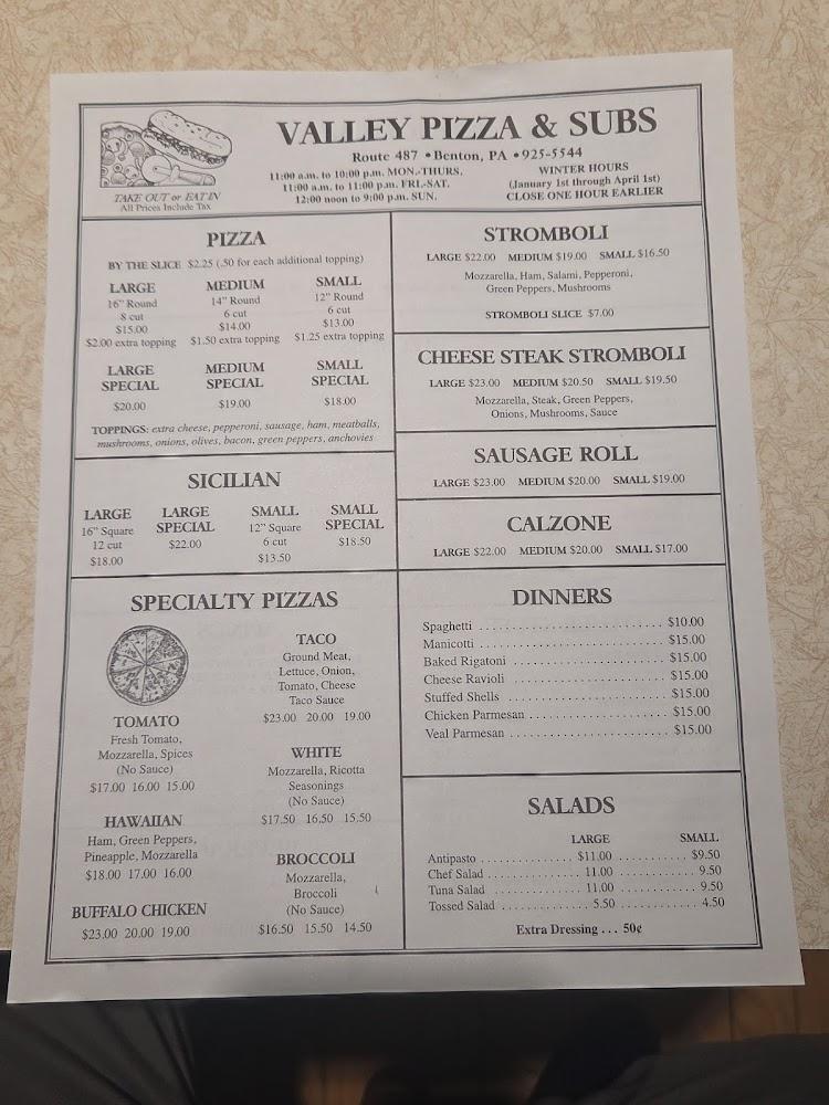 Valley Pizza & Subs Tomato